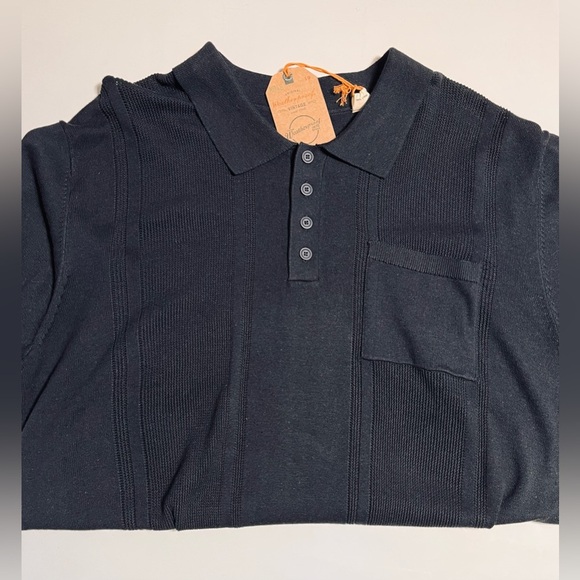 NWTS weatherproof sweater polo dark blue short sleeve size 2 XL - Picture 6 of 8